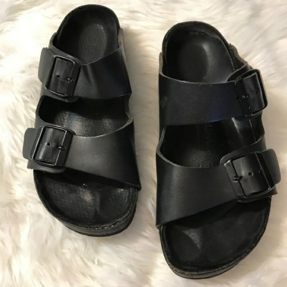 Birkenstock Sandals Black Size 38 (7) Monterey